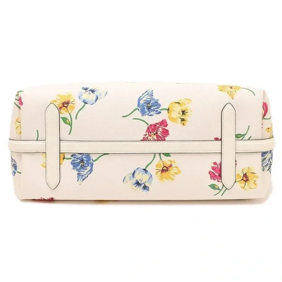 Kate Spade Sutton Large Tote Bag Ivory Tulip Toss Cream Floral Purse KB293 - Picture 3 of 6
